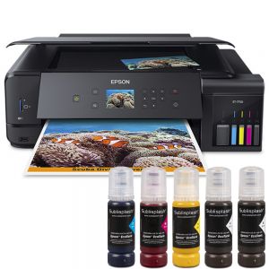 Printer A3 Epson + 5x80 ml ink Sublisplash + sublimation paper